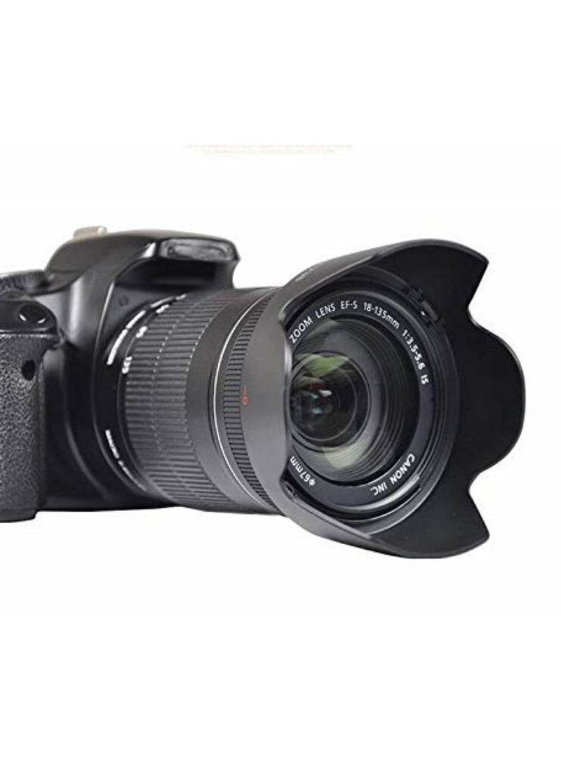 EW-73B 67mm غطاء عدسة قابل للعكس لـ Canon 650D 550D 600D 60D 700D مع عدسات 18-135mm 17-85mm إكسسوارات كاميرا - Image 5