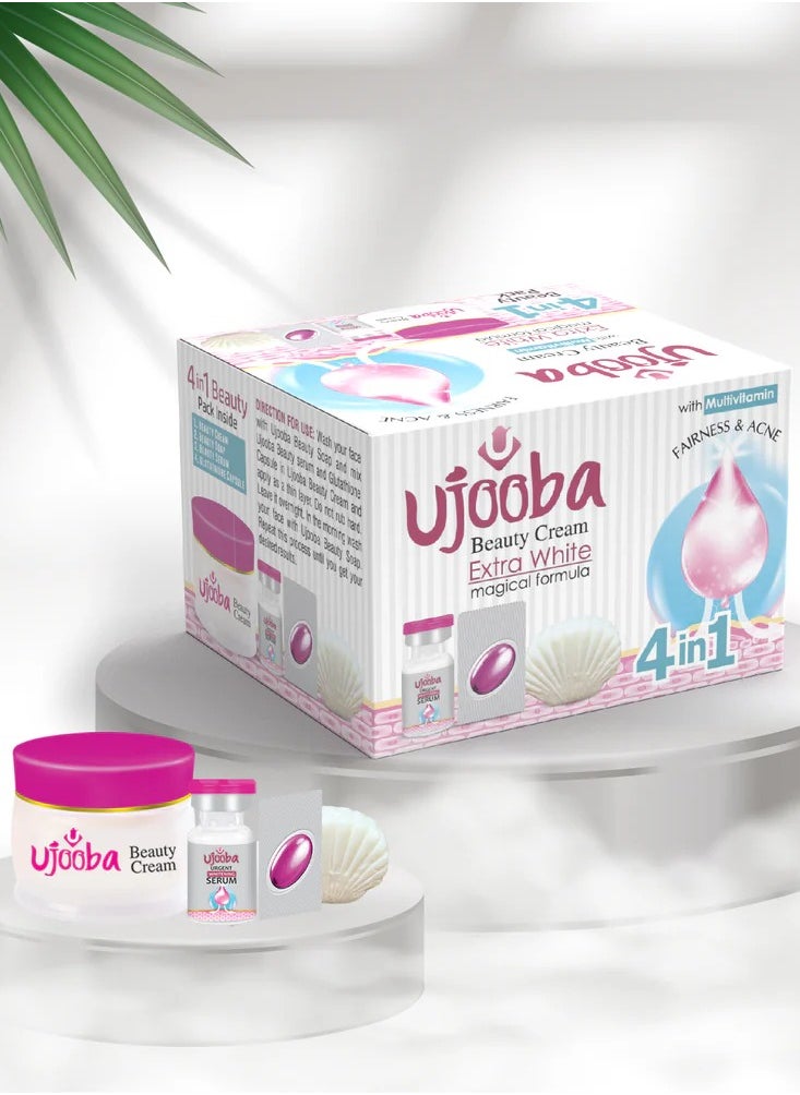 Ujooba - Beauty Cream Extra White 4 in 1 Magical Formula - Image 1