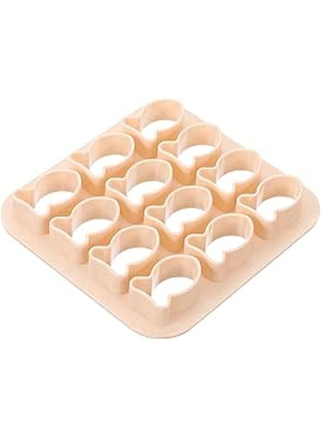Mini Fish Cookie Cutter Set Plastic Baking Mold Reusable Cartoon Biscuit Cutters - Image 1