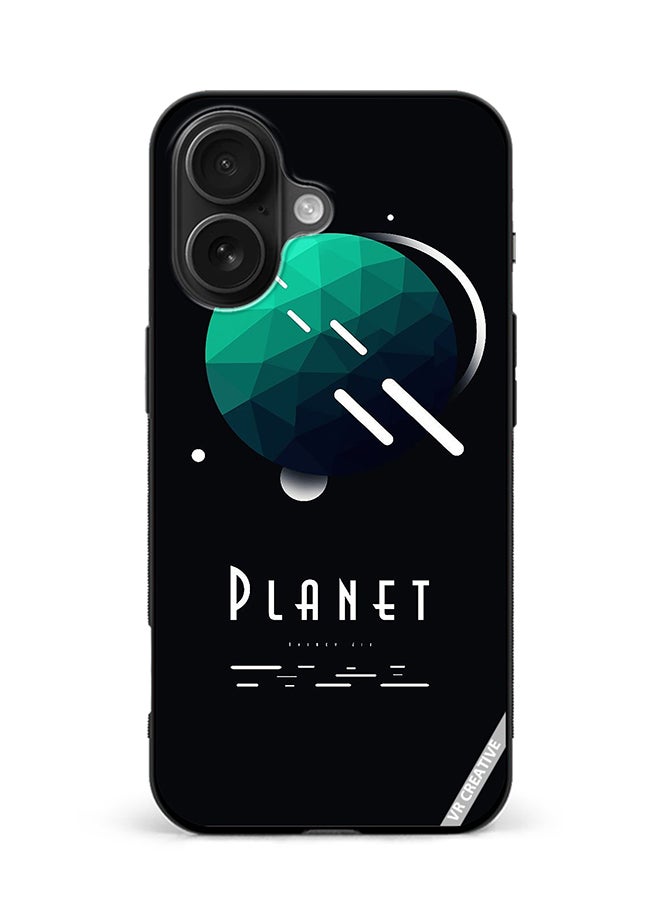 VR CREATIVE Protective Case Cover For Apple iPhone 16 Plus Planet Design Multicolour