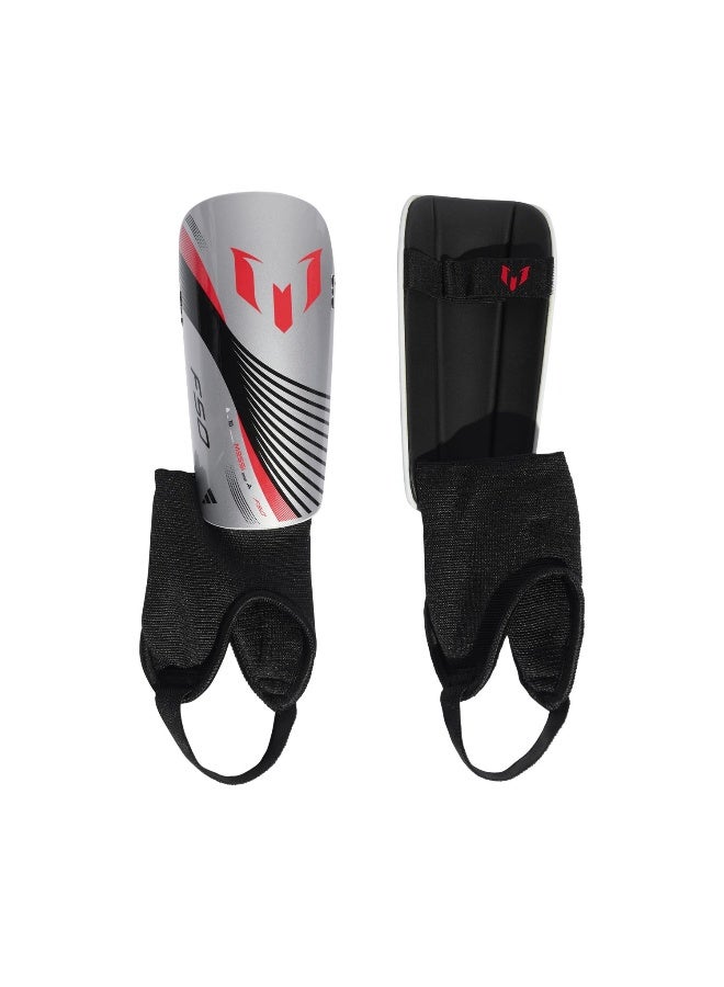 Adidas Adidas Messi Sg Mtc J Grey Football Shin Guard For Junior S - Image 1