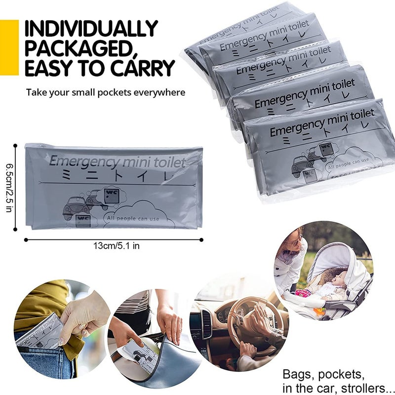 Emergency Urine Bag Disposable Male and Female Universal Urinal Car Travel Portable Urinal for Kidsren and the Elderly - Image 3