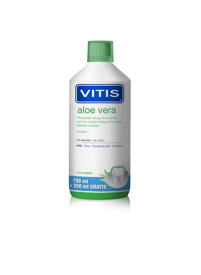 Vitis Aloe Vera Mouthwash 1000ml - Image 1