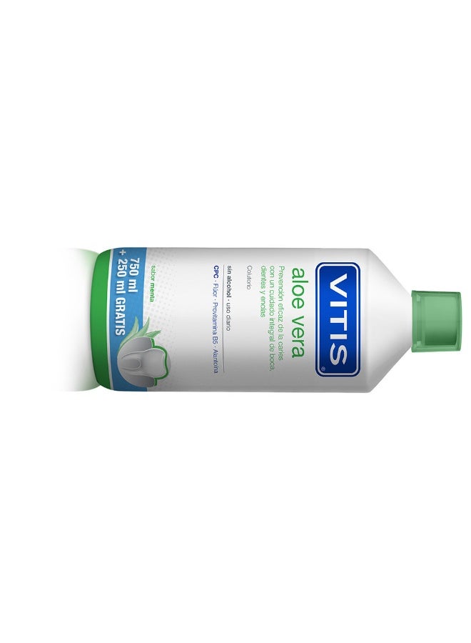 Vitis Aloe Vera Mouthwash 1000ml - Image 2