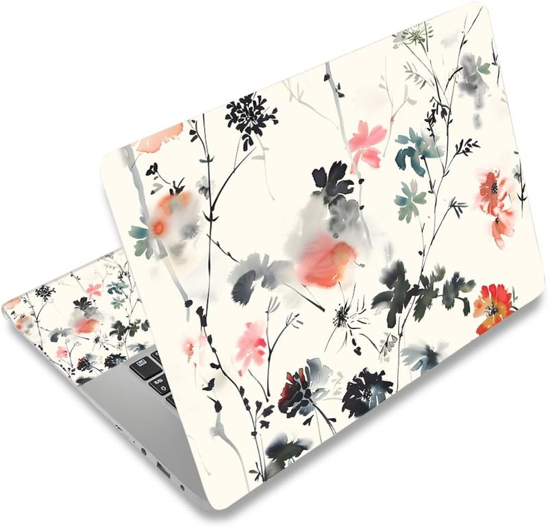 ICOLOR Laptop Skin Sticker Decal 12 13 13.3 14 15 15.4 15.6 inch Personalized Universal Notebook Vinyl Skin Stickers Cover Art Decal Computer Protector (075) - Image 1