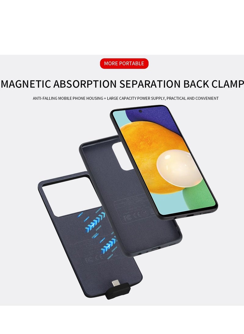GULFLINK Wireless Protective Charging Case Cover for SAMSUNG A33 5000MAH Black - Image 3