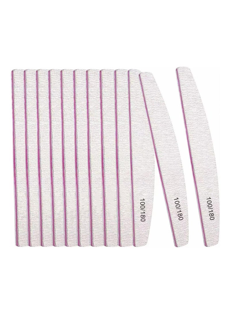 صالون سيستيم 20 قطعة من مبارد الأظافر الاحترافية على الوجهين - Image 2