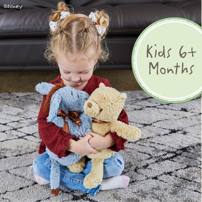 Kids Preferred ديزني بيبي كلاسيك ويني ذا بوه وأصدقائه دمية محشوة، إيeyore 9 بوصات، 1 قطعة (عبوة من 1)، رمادي، بني، أزرق - Image 5