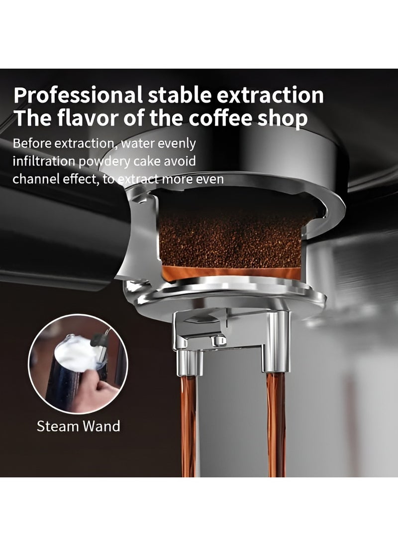 Generic Espresso Coffee Machine With Milk Frother And Steamer  with Pump Pressure Espresso Machine, Espresso Maker For Home Barista Or Office Latte Cappuccino Machine 1.6L 800W  - Image 4