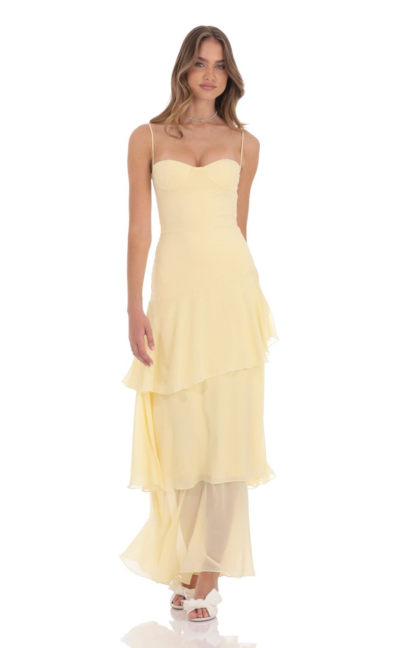 2025 Backless Sling Cake Fold Lace-Up Fashion Evening Dress Slim Fit Dress - Image 1