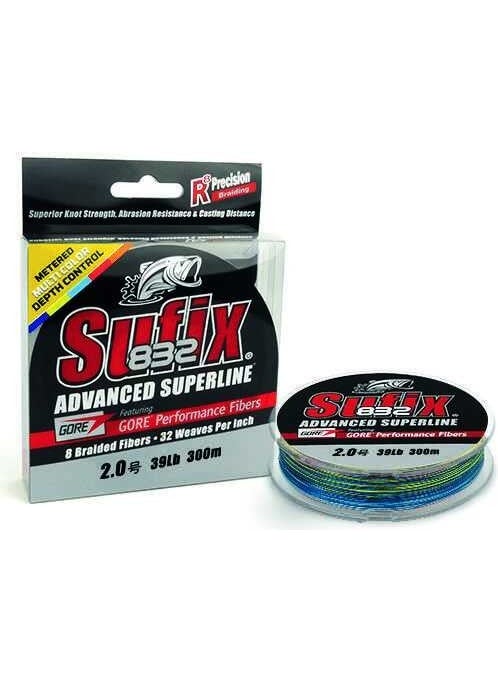 Sufix - 832 Advanced Ip Fishing Line Low Vis GREEN-0.15MM - 100MT - 9.2kg - Image 1