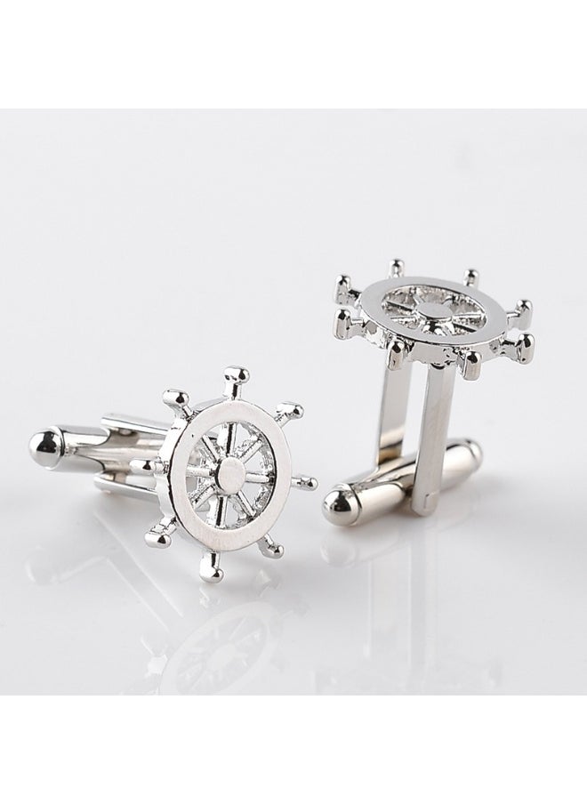 NIBEMINENT - Simple Style Unique Design Cufflinks for Men - Image 1