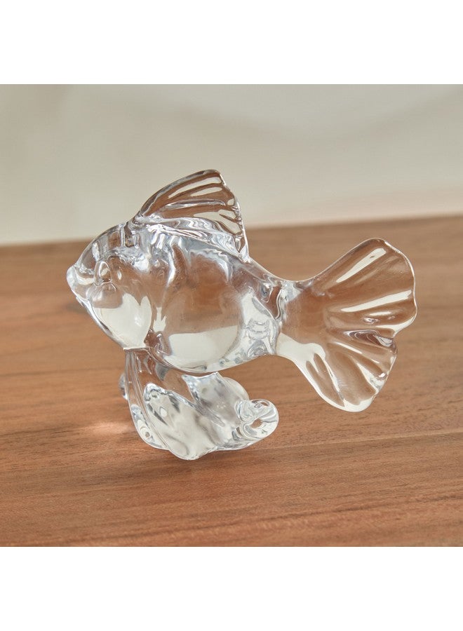 Home Box Vega Glass Fish Accent 11 x 8 x 5 cm  - Image 2