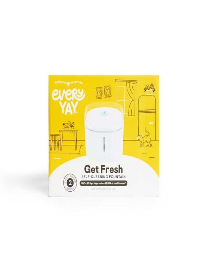 EveryYay Get Fresh Self-Cleaning Fountain for Cats 12.5 Cups - Image 1