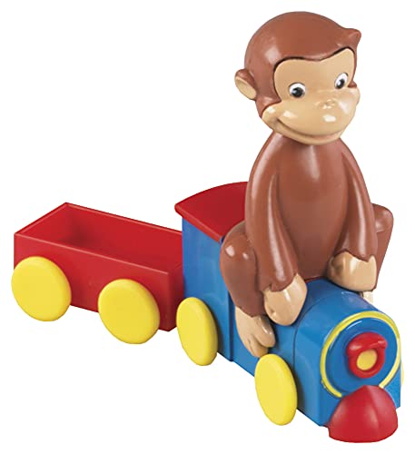 DecoPac DecoSet® Curious George Train Cake Topper, 4-Piece Set, Keepsake Figures for Hours of Fun, Create an Adorable Birthday Centerpiece - Image 2