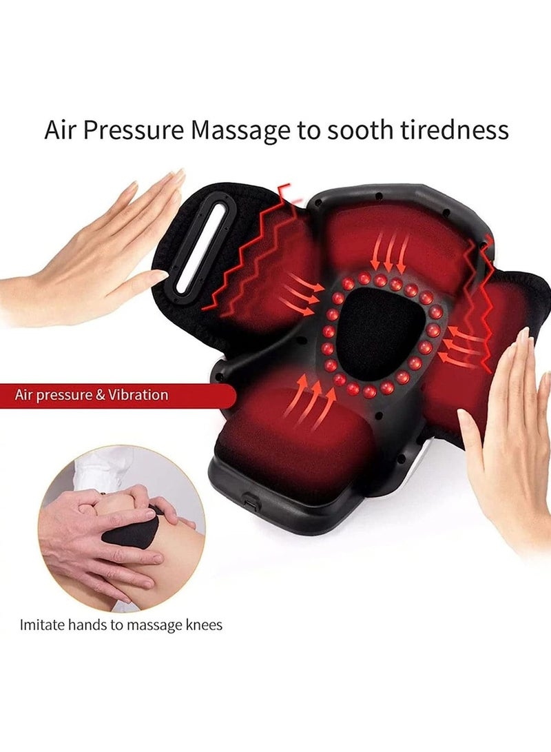 Knee Joint Massager For Circulation With Heat Function Therapy 3D Deep Kneading Tissue Thigh Calf Knee, Increases Blood Flow Circulation, Plantar Fasciitis - Image 4