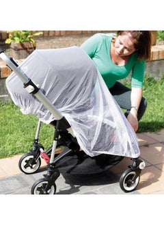 dreambaby Travel System Baby Mosquito Net Protection Cover For Pram Pushchairs Buggy & Carry Cot With Fine Soft & Elastic Mesh Netting Model L275  - Image 4