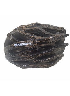 Generic Moon MV27 bike helmet, lightweight, black* shiny gold, for men and women 