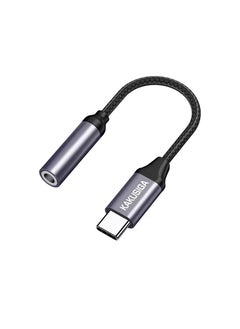 KAKUSIGA Lightning to 3.5mm Jack Audio Converter, Aux Converter Head phone Jack Adaptor Phone Converter (IOS) - Black  - Image 3