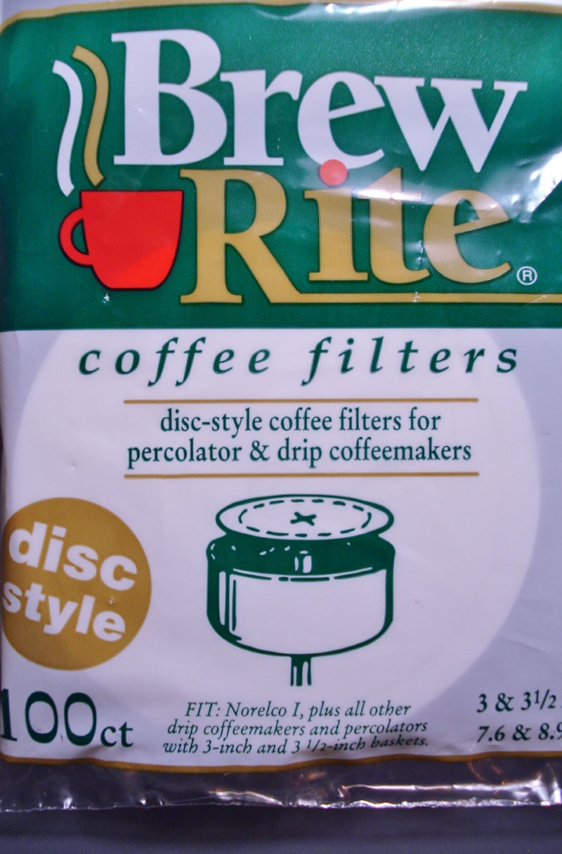 Brew Rite Coffee Filter 3 and 3 12 Disc White