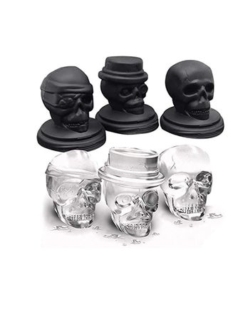 Skull Ice Cube Mold, Flexible Silicone Creative 3D Skull Ice Cube Trays, Flexible Giant Ice Ball Maker, Reusable and BPA Free, Perfect for Home Party Halloween - pzsku/ZEFDFEB5101F489712FB6Z/45/_/1717055577/0059652d-8145-43d5-9409-edd3bf83b156