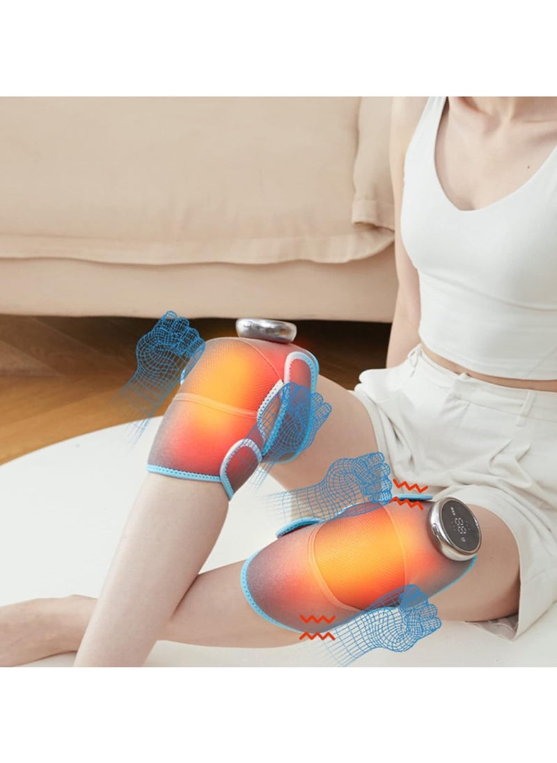 Generic Heated Knee Massager Wireless Heating Electric Knee Support Old Cold Leg Joints for Elderly People  - Image 3