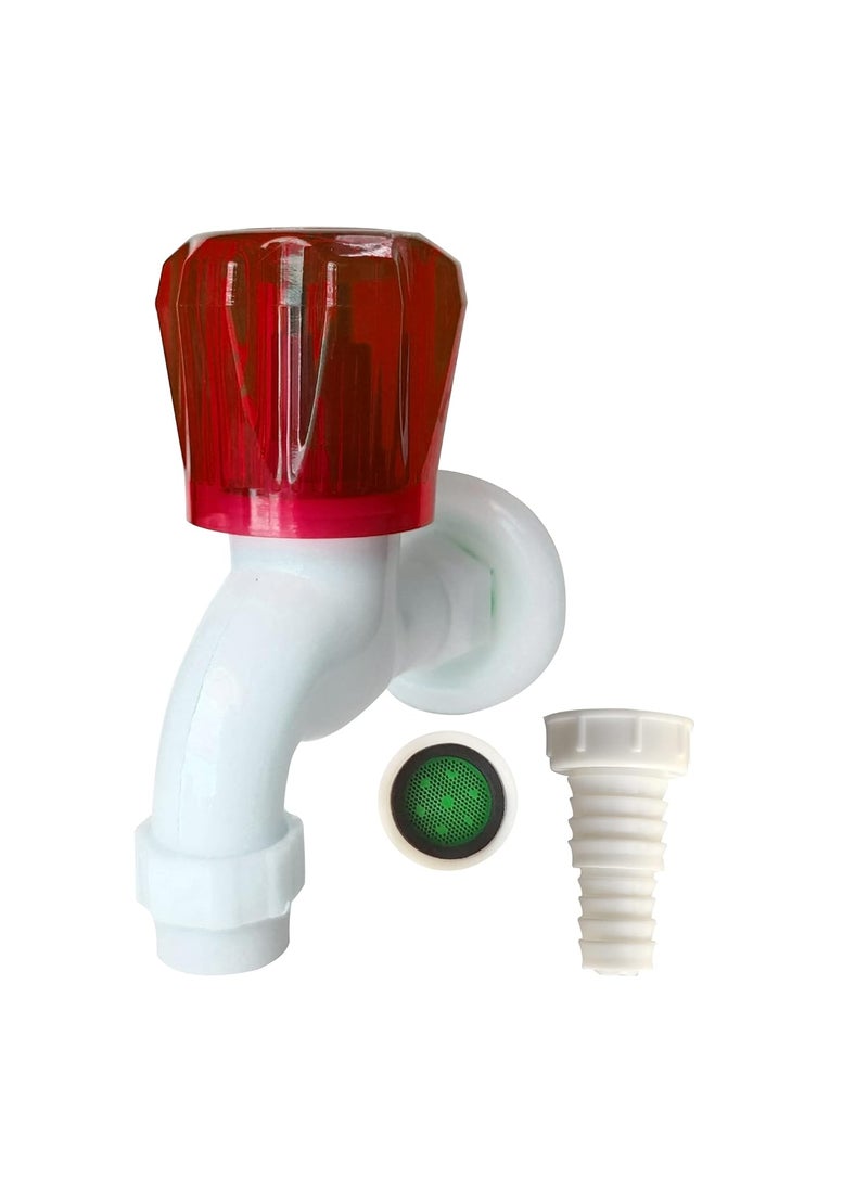 Techhark Techhark ® Polished ABS Plastic Based Multi-Use Water Tap ( White, Pack of 2)  - Image 3