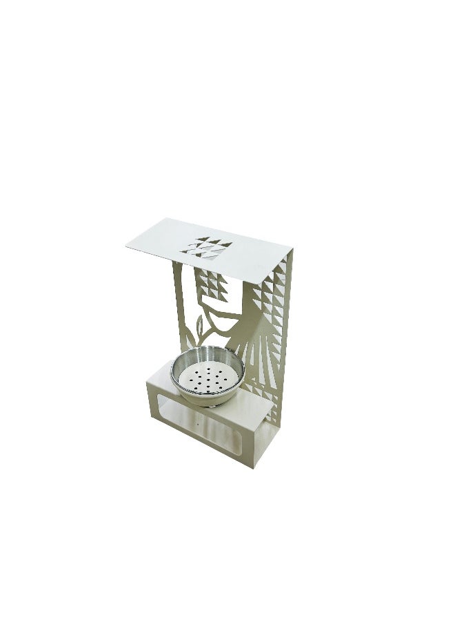 SIDDIQ Metal Square  Burner Beige 