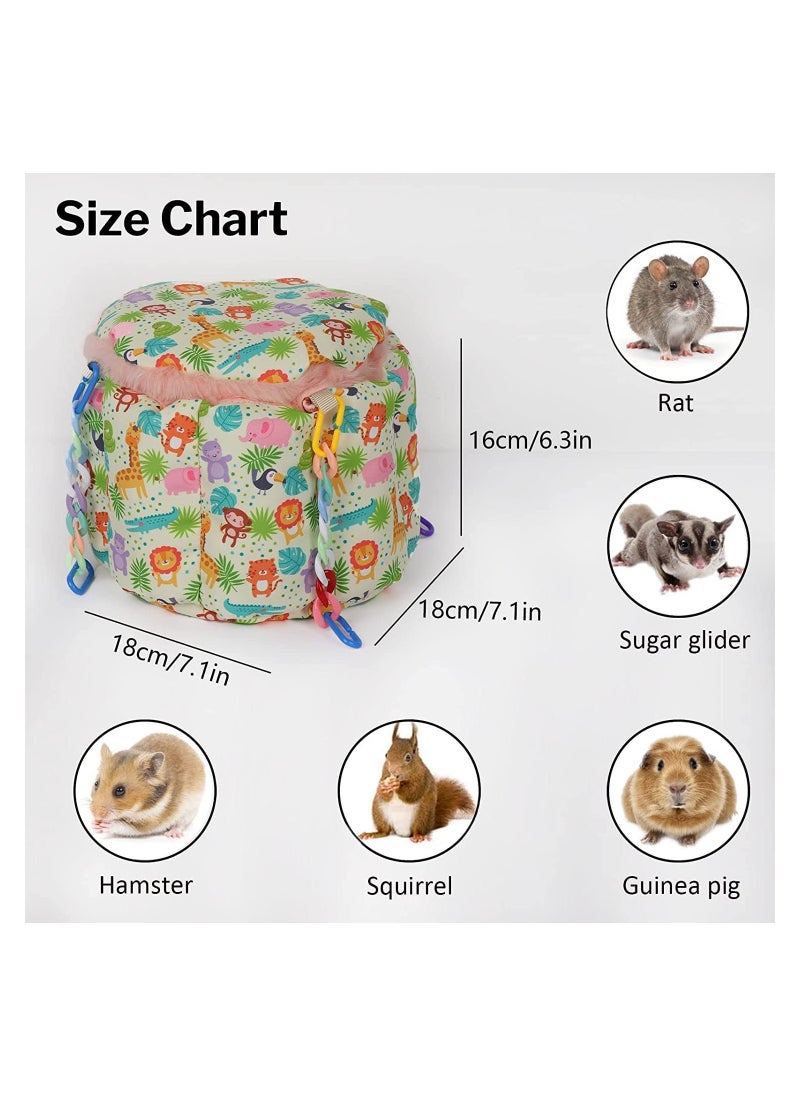 Generic Cozy Rat Hammock & Hanging Bed for Small Pets, Warm Sleeping Nest for Sugar Gliders,  s, Squirrels, Hamsters & Parrots - Perfect Cage Accessory  - Image 5