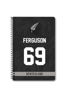 Designer A5 Spiral Notebook Memo Notepad Journal Player - Lockie Ferguson, Jersey Number -69 (With Logo)