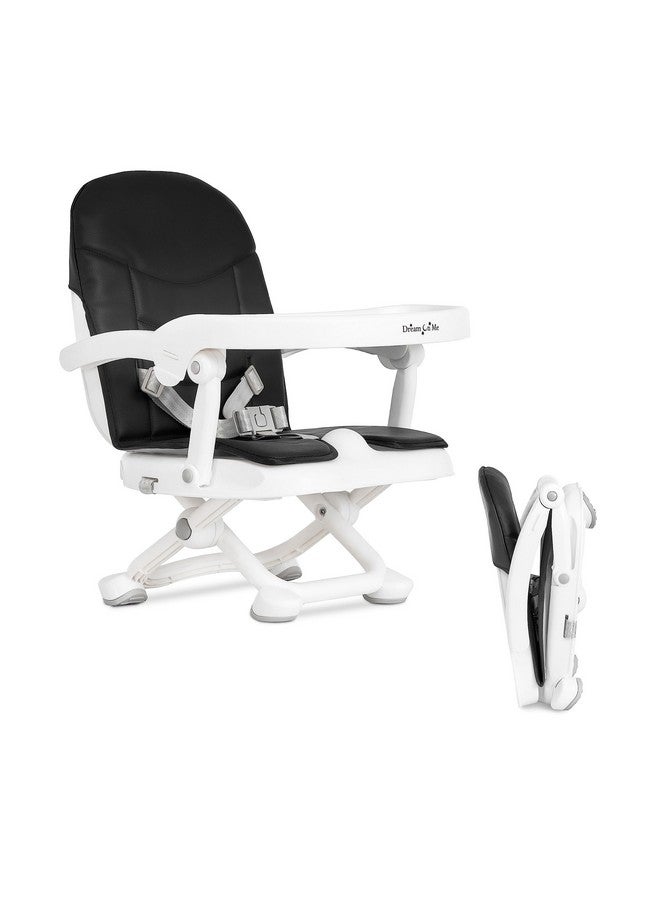 Dream On Me Munch N Go Booster Seat for Dining Table, Lightweight Compact Fold Travel Booster Seat, 3-in-1 Convertible, Four Level Height Adjustment and Easy Tray Removal - Image 1