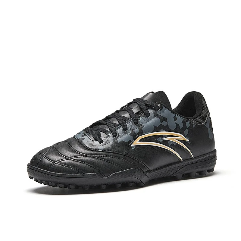 ANTA ANTA Men's Football Shoes Black/Grey-Professional Turf Soccer Cleats | Anti-Slip · Durable - Shock-Absorbing