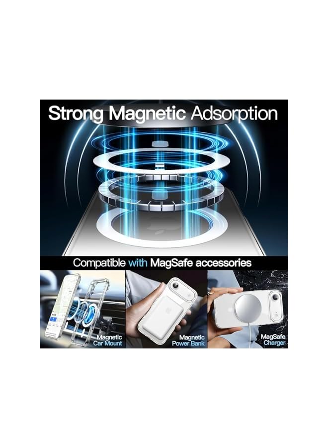 S-TOP Magnetic Car Phone Mount, 360° Rotatable & Adjustable Universal Holder Compatible for iPhone Samsung Smartphones, Adhesive Dashboard Mount, Strong Magnet Grip, Black - Image 4