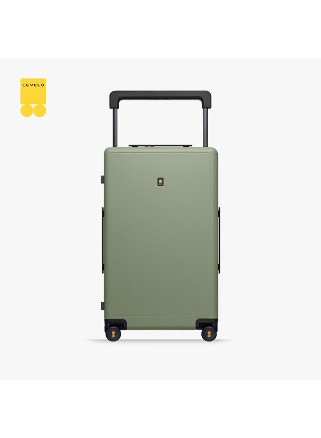 Level8 Luggage Suitcase, Uni Password Lock, Large Capacity, 360° Wheels, 26-inch Wide Handle, Travel Pc Suitcase, Green - Image 4