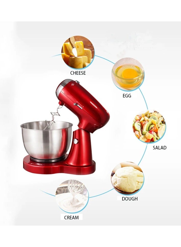 Egg Flour Kneader Batidora Bakery Baking Kitchen Spiral Planetary Mixer Bread Dough Cake Mixer Machine Stand Food Mixer  - Image 3