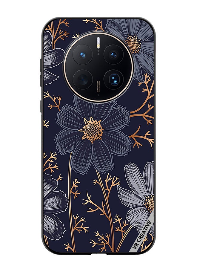 VR CREATIVE Protective Case Cover For Huawei Mate 50 Pro Flower Design Multicolour - Image 1