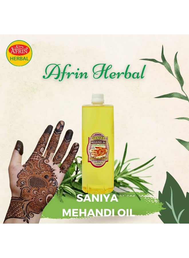 Afrin Henna Mahendi Saniya Oil For Making Mahendi Cones - 500 Ml - Image 2
