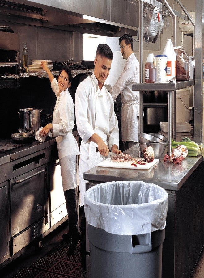 HBC Value Perfomance Can Liners 43"x47", Clear, 0.7Mil, 4/25, LLDPE Liners - Image 2