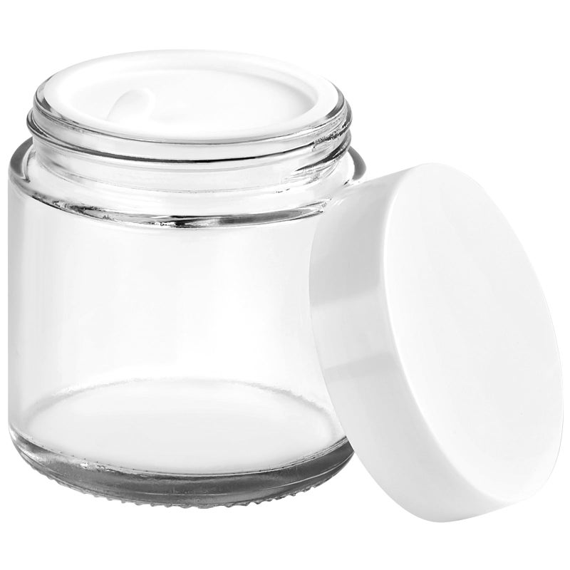 TUZAZO 4 oz Glass Jars with Lids & Inner Liners, 2 Pack Small Glass Jars Thick Round Airtight Travel Containers for Cosmetics Cream Lotions Powders | Candle Making Jar - Image 4