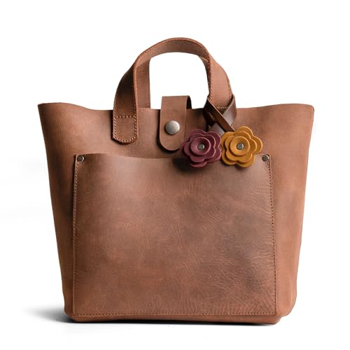 Hide & Drink Leather Rose Bag Charms for Handbags, Purse Charm for Tote & Backpacks, Ornaments for Women, Cute Keychains for Handbag, Keychain for Purses, Tassels for Bags (Multicolor) - Image 2