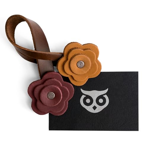 Hide & Drink Leather Rose Bag Charms for Handbags, Purse Charm for Tote & Backpacks, Ornaments for Women, Cute Keychains for Handbag, Keychain for Purses, Tassels for Bags (Multicolor) - Image 5