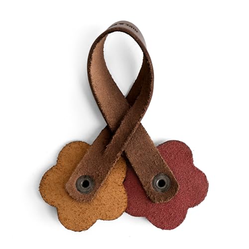 Hide & Drink Leather Rose Bag Charms for Handbags, Purse Charm for Tote & Backpacks, Ornaments for Women, Cute Keychains for Handbag, Keychain for Purses, Tassels for Bags (Multicolor) - Image 3