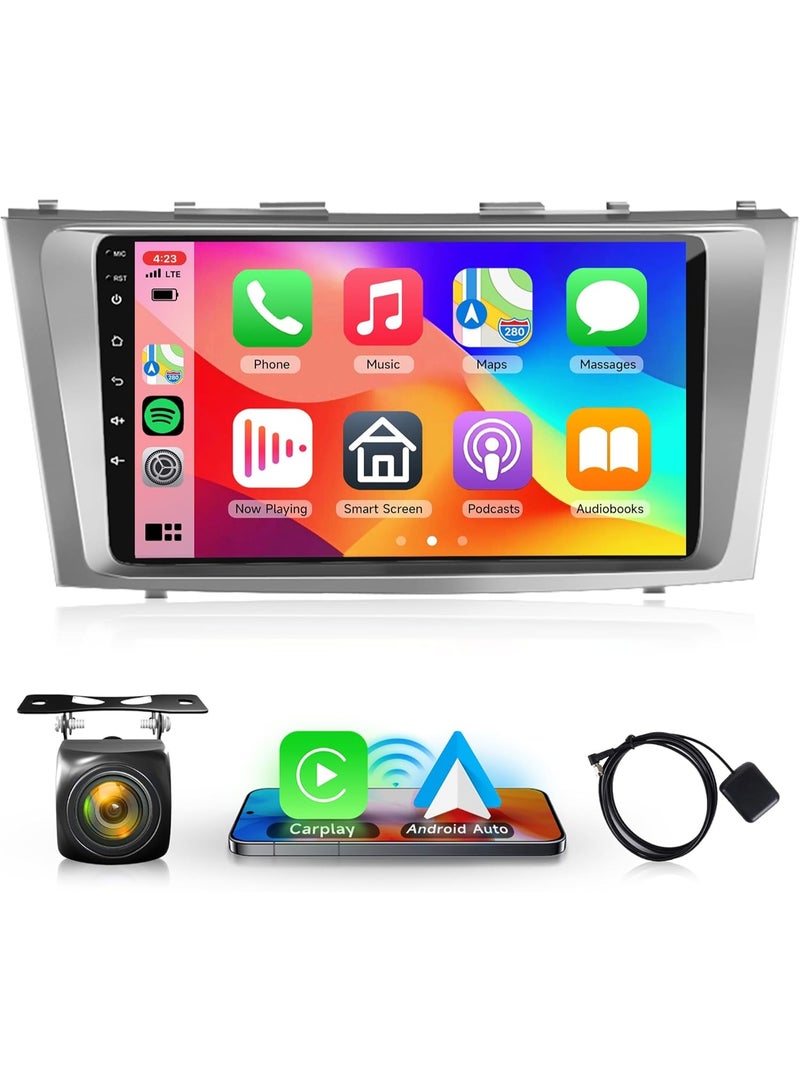 Vierex Android Car Stereo for Toyota Camry 2006–2011 | 9 Inch IPS Touch Screen | 2GB RAM 32GB ROM | Apple CarPlay Support | Backup Camera Included | Bluetooth WiFi FM Radio - Image 1