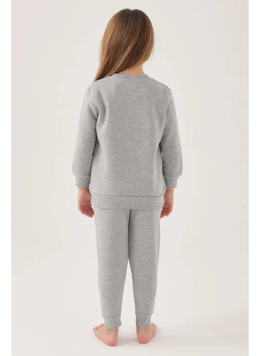 RolyPoly Girl's Gray Tracksuit Set