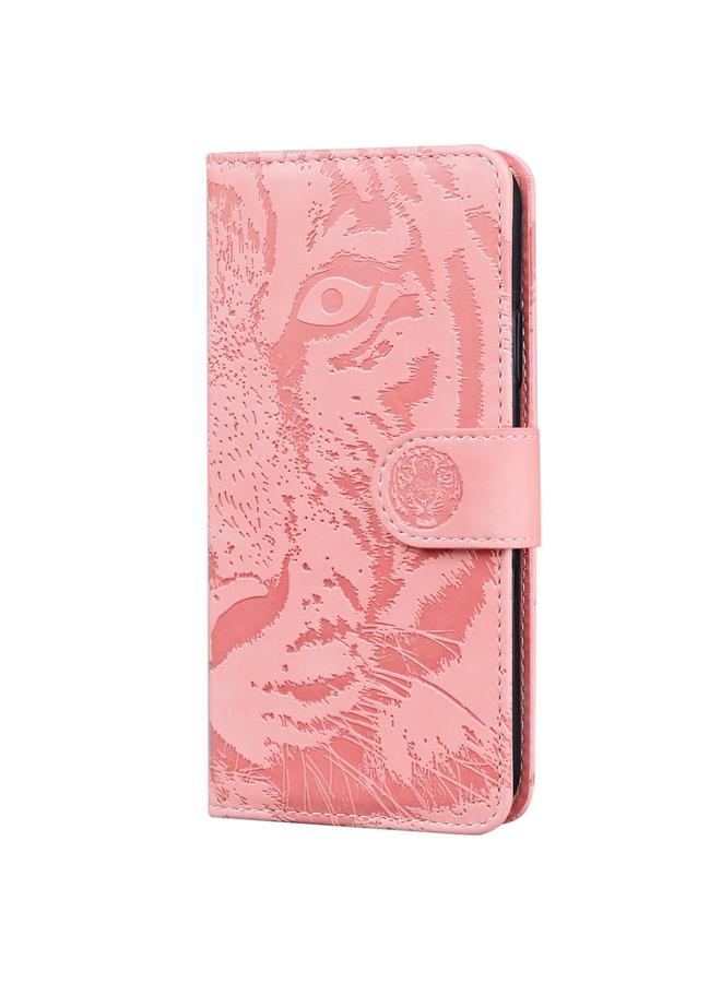 S-TOP Case For iPhone 15 Tiger Embossing Pattern Leather Phone Case - Image 2