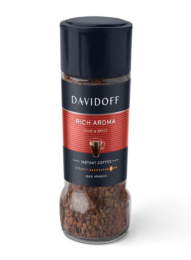 Davidoff Coffee Rich Aroma, 45g | 100% Arabica Beans | 10/12 Intensity | Granules, Glass Bottle | 45g - Image 1