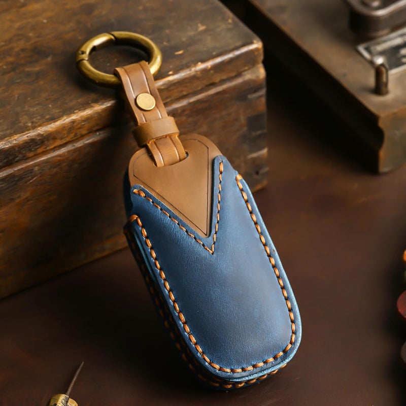 Aoocar Leather Key Fob Cover for Nissan Models - Image 4