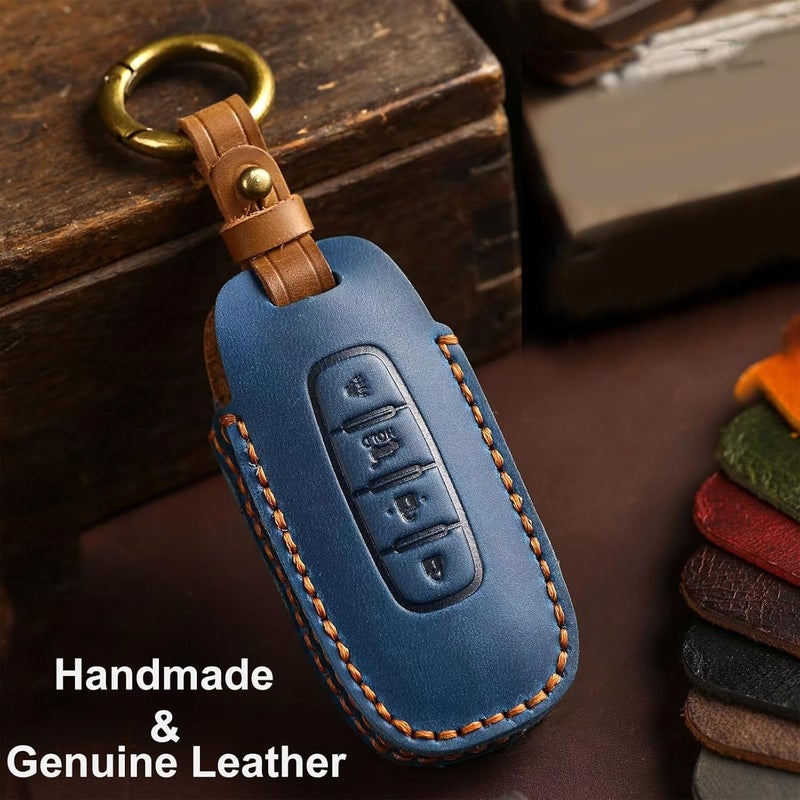 Aoocar Leather Key Fob Cover for Nissan Models - Image 3