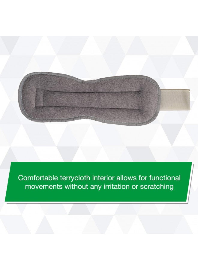 THERABAND Ankle Weights, Comfort Fit Wrist & Ankle Cuff Weight Set, Adjustable Walking Weights for Cardio, Home Workout, Ankle Strengthening & Physical Therapy, Green 1.5 lb. Each, Set of 2, 3 Pounds - Image 4