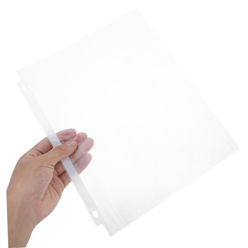 Nuobesty 50 Pack Transparent Plastic Sheet Protectors Clear Document Sleeves For Flexible Organization Quick Paper Identification A4 Size - Image 4